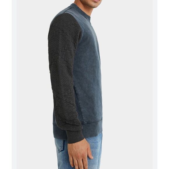 Desigual Paul Hybrid Sweatshirt w/ Knitted Sleeves - Picture 2 of 13